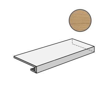 Ступень угловая правая Loft Honey ScalinoAngolare Dx 620070001206 (33x160)