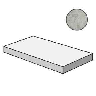 Ступень угловая левая Charme Extra Silver Scalino Sx 620070001457 (33x80)