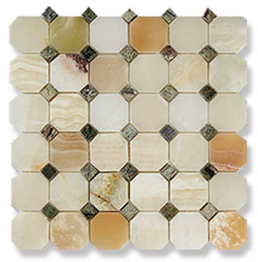 Мозаика Verde Onix + Rain Forest Green (30.5x30.5)