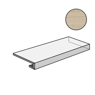 Ступень угловая правая Loft Magnolia ScalinoAngolare Dx 620070001205 (33x160)