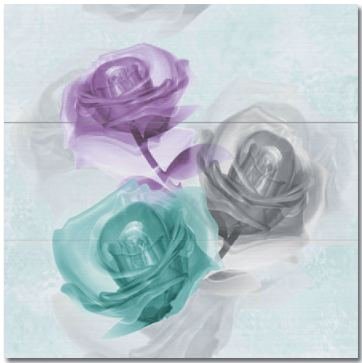 Декор Composicion Rosas AMT 3pzs 75х75