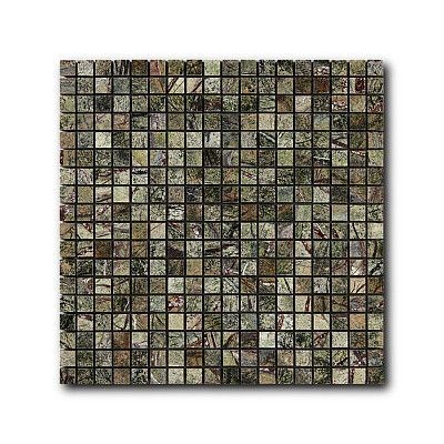 Мозаика из натурального камня Art Natura Marble Mosaic Rain Forest Green mm-rainforestgreen (15x15)