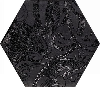 Декор Esagona Fuori damasco Nero S/6 (24x27.7) 1073736