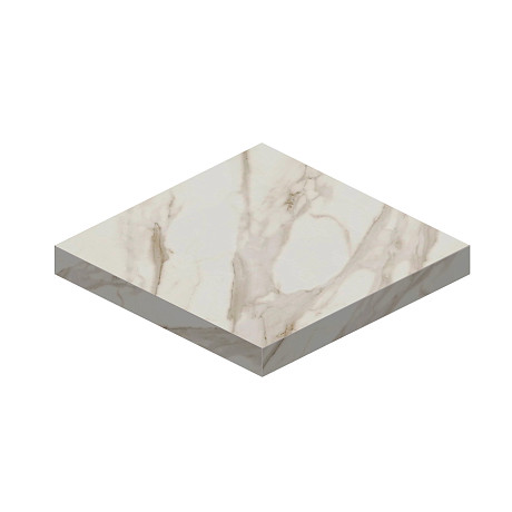 Ступень Marvel Meraviglia Calacatta Bernini Scalino Angolare Lapp. AJWX (33x33)