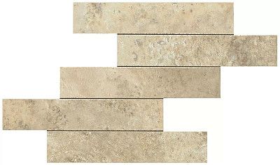 Мозаика Aix Blanc Brick Tumbled (37x37) A0UE