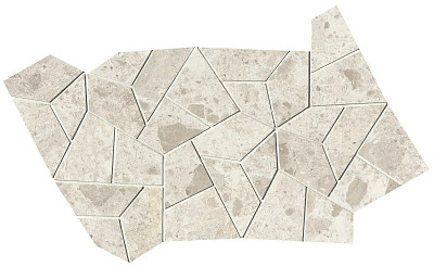 Мозаика Nativa White Fly Mosaico Satin (25x41.5) fQNO