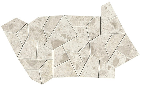 Мозаика Nativa White Fly Mosaico Satin (25x41.5) fQNO