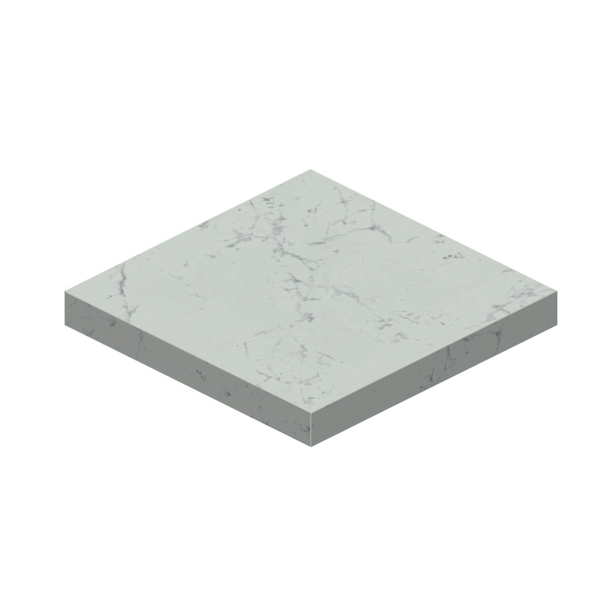 Ступень Marvel Carrara Pure Scalino Ang. Dx (33x33) ATEH ATEH