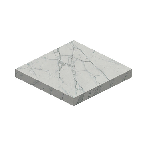 Ступень Marvel Statuario Select Scalino Ang. (33x33) ADXQ