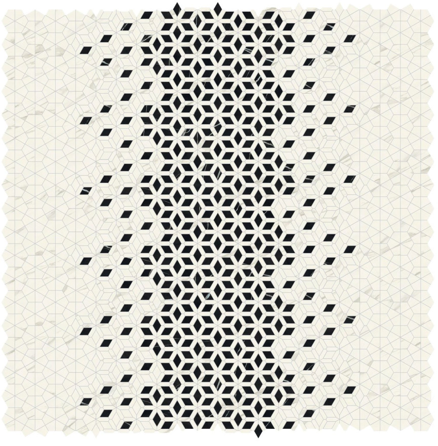 Мозаика Marvel Meraviglia Calacatta Meraviglia Diamond Lapp. AJQ6 (46.6x284.6) AJQ6