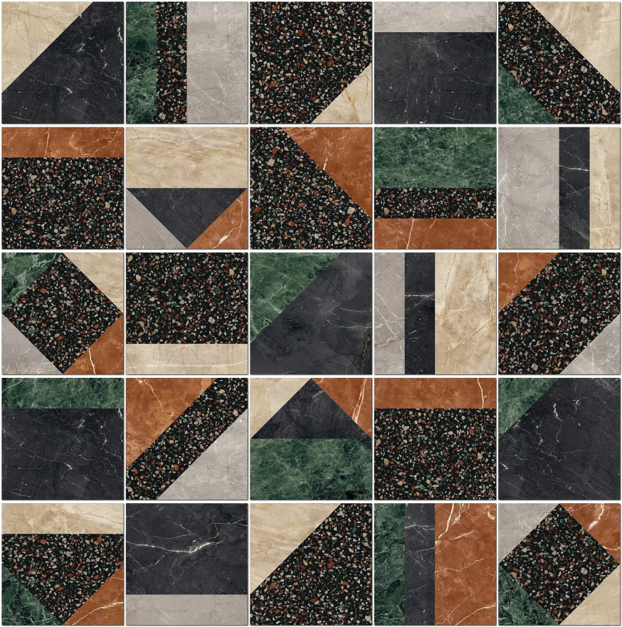 Керамогранит Play Marble black PF60005897 (20x20) PF60005897