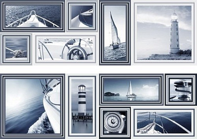 Декор Decor Memories Azul-2 50х75