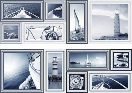 Декор Decor Memories Azul-2 50х75