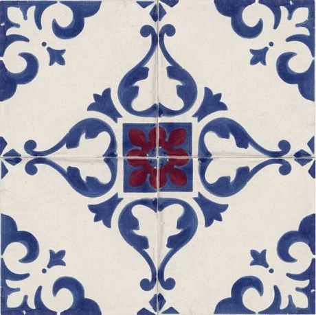 Декор Jolie Blanc Bleu Trama (10x10) 8330