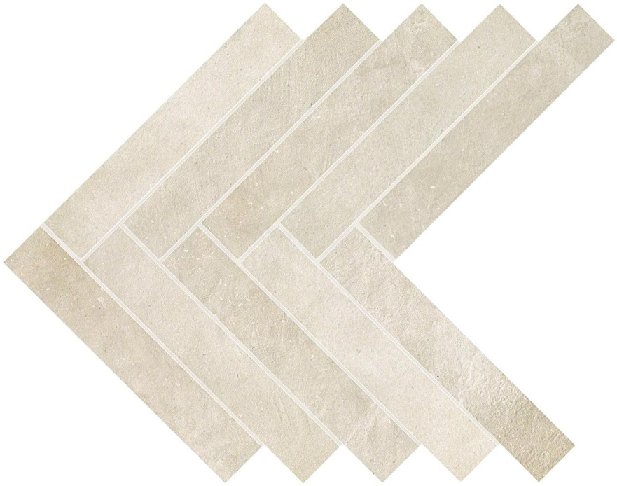 Мозаика Dwell Off-White Herringbone (36.2x41.2) A1C9 A1C9