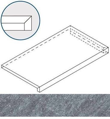 Silver X2 Scalino (33X60) Angolare Dx 620070001077