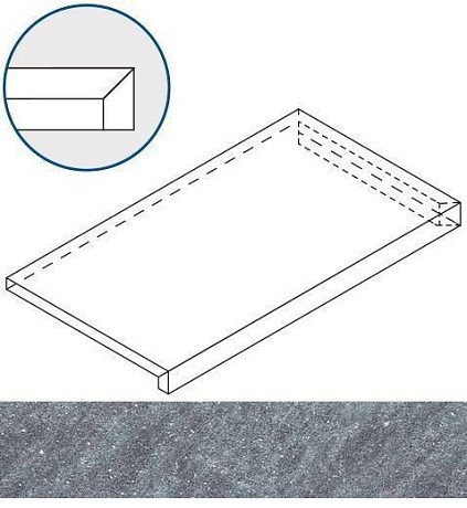 Silver X2 Scalino (33X60) Angolare Dx 620070001077