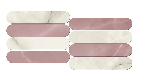 Мозаика Symphonyx Crystal - Rose M. Ellipse Lap 620110000163 (56x23.5)