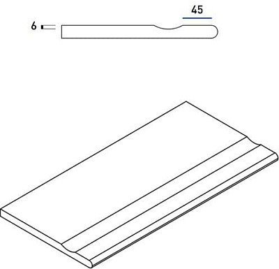 Black Bordo Svasato Round 620090000664 (30x60)