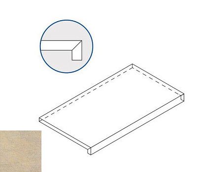 Ступень фронтальная Sand X2 Scalino Front 620070000709 (33x60)