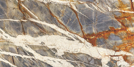 Керамогранит Ultra Marmi BLUE TEMPEST Block A Luc Shiny (300х150) 6mm UM6L300692A