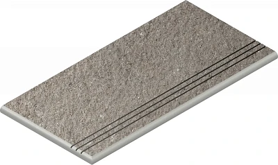 Ступень закругленная левая Discover X2 Грэй гриплев 620040000157 (30x60)