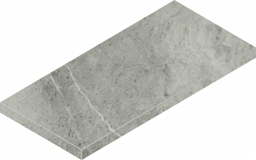 Ступень угловая левая Charme Extra Silver Scalino Sx 620070000989 (33x60) 620070000989