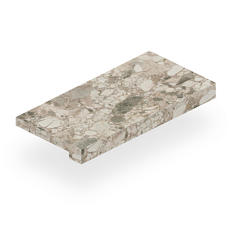 Ступень фронтальная Forte Dei Marmi Ceppo Ap. Cream Scal. Front. (33x80) 620070002422