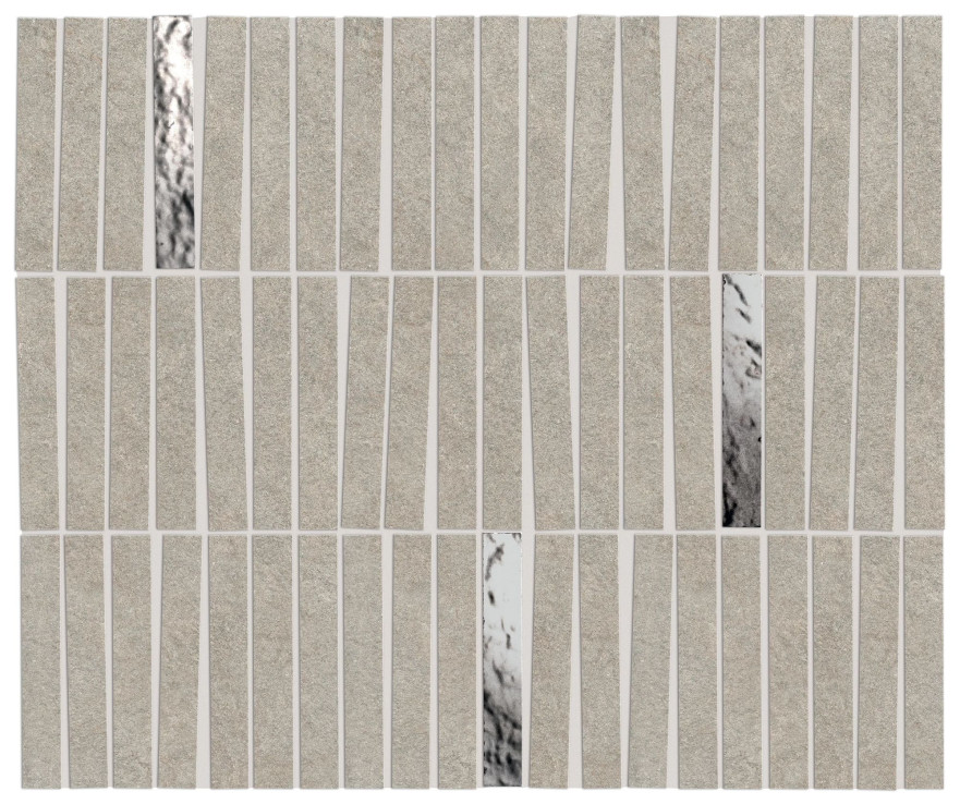 Мозаика Boost Mineral Pearl Mosaico Domino Lux AIHH (35x29,2) AIHH AIHH