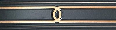 Бордюр Marvel Gold Black (7.8x30.5) LVGB