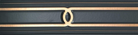 Бордюр Marvel Gold Black (7.8x30.5) LVGB