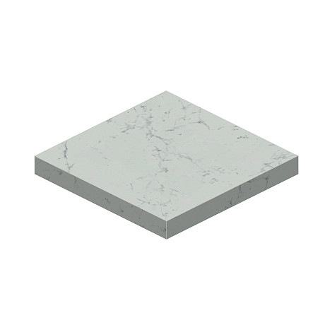 Ступень Marvel Carrara Pure Scalino Ang. Sx (33x33) ATEC