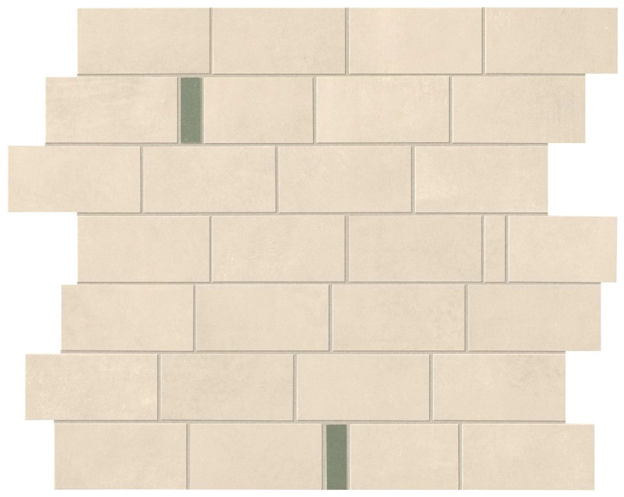 Мозаика Boost Pro Ivory Minibrick Pro Olive (29.7x33.3) 9BMI 9BMI