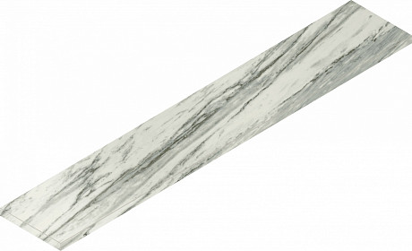 Ступень угловая левая Skyfall Bianco Paradiso ScalinoSx 620070001550 (33x160)