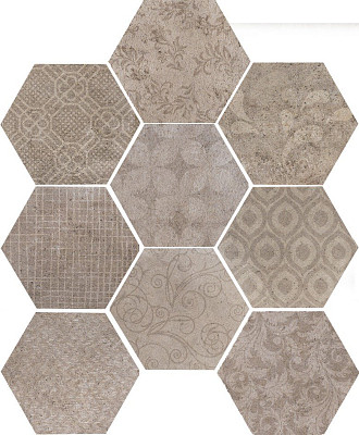 Керамогранит ESAGONA FABRIC NATURAL (24x27.7)(56 B) 10472513