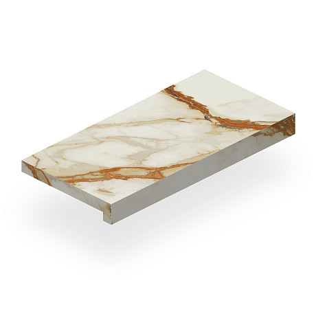Ступень Marvel Calacatta Imperiale Scalino Lapp (37.5x150) A446