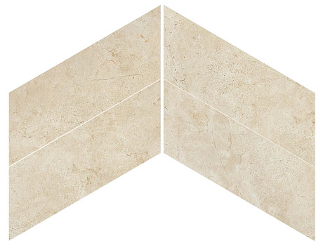 Мозаика Marvel Cream Prestige Chevron Lappato (22.5X22.9) AS1R