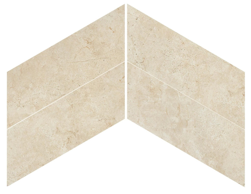 Мозаика Marvel Cream Prestige Chevron Lappato (22.5X22.9) AS1R AS1R