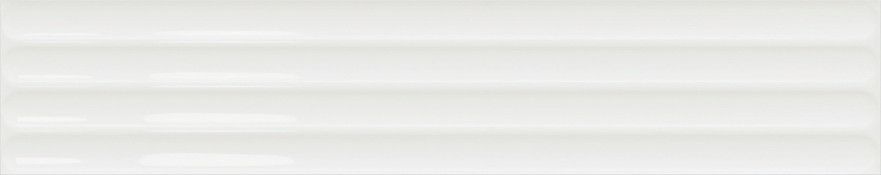 Керамическая плитка Plinto Out White Gloss 10,7*54,2