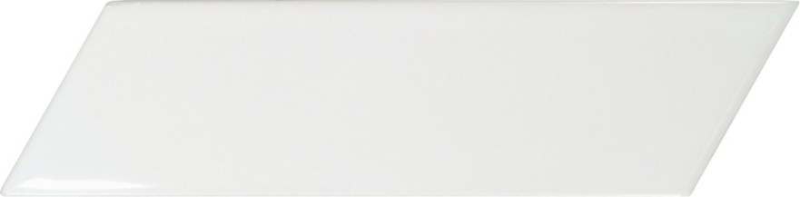 Керамическая плитка Chevron wall WHITE LEFT MATT (18.6x5.2) 23351 23351