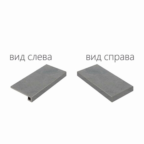 Ступень угловая правая Materia Carbonio Scalino Angolare Dx 620070001478 (33x80)