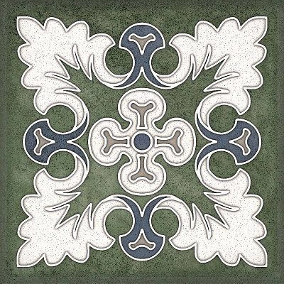 Плитка SMALTO DECOR 1 VERDE (15x15)