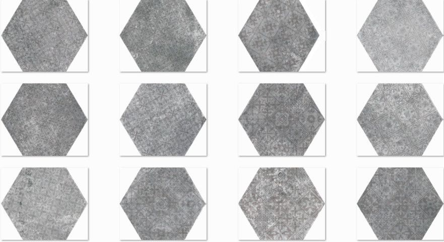 Керамогранит Pompeia Decor Gris 20x24 MNP000008