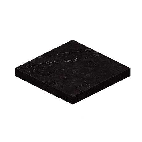 Ступень Marvel Nero Marquina Scalino Ang. Sx (33x33) ATED