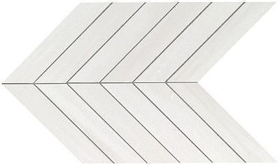 Мозаика Marvel Bianco Dolomite Chevron Wall (30.5x25) 9SCD