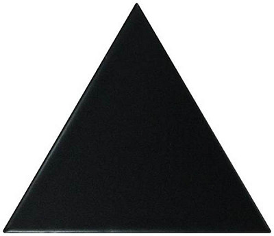 Керамическая плитка Scale Triangolo Black Matt (10.8x12.4) 23820