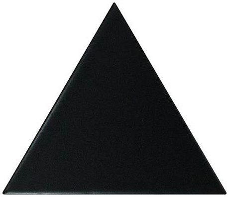 Керамическая плитка Scale Triangolo Black Matt (10.8x12.4) 23820