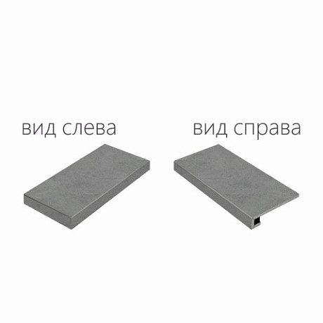 Ступень угловая левая Materia Carbonio Scalino Angolare Sx 620070001480 (33x80)