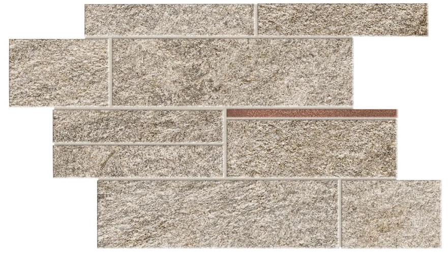 Мозаика Norde Platino Brick Corten (39x27.8) A598 A598