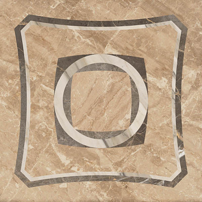 Керамогранит Por.Beige Ins.Intarsio (45x45) 610080000212